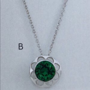 Starlet Pendant, Moss Green